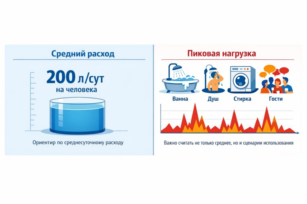 Производительность автономной канализации